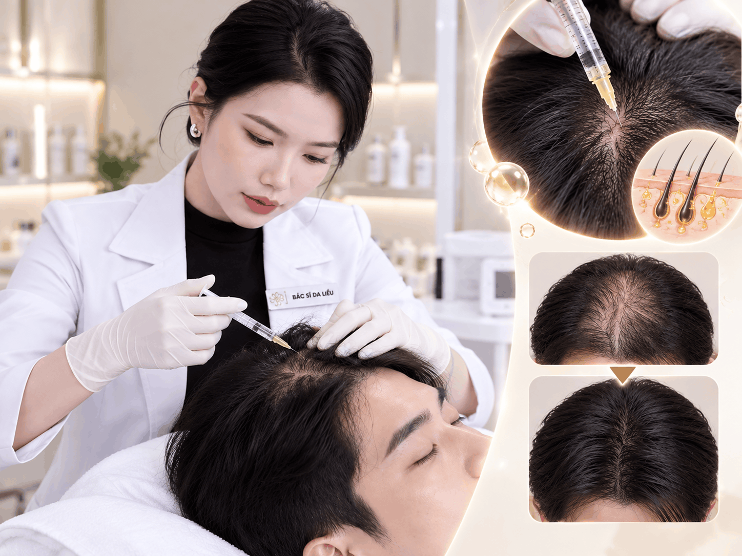 Mesotherapy trị rụng tóc